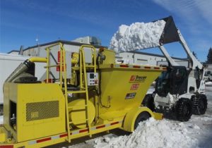 snow removal melting machine