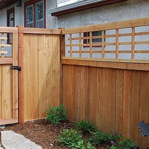 Cedar fence